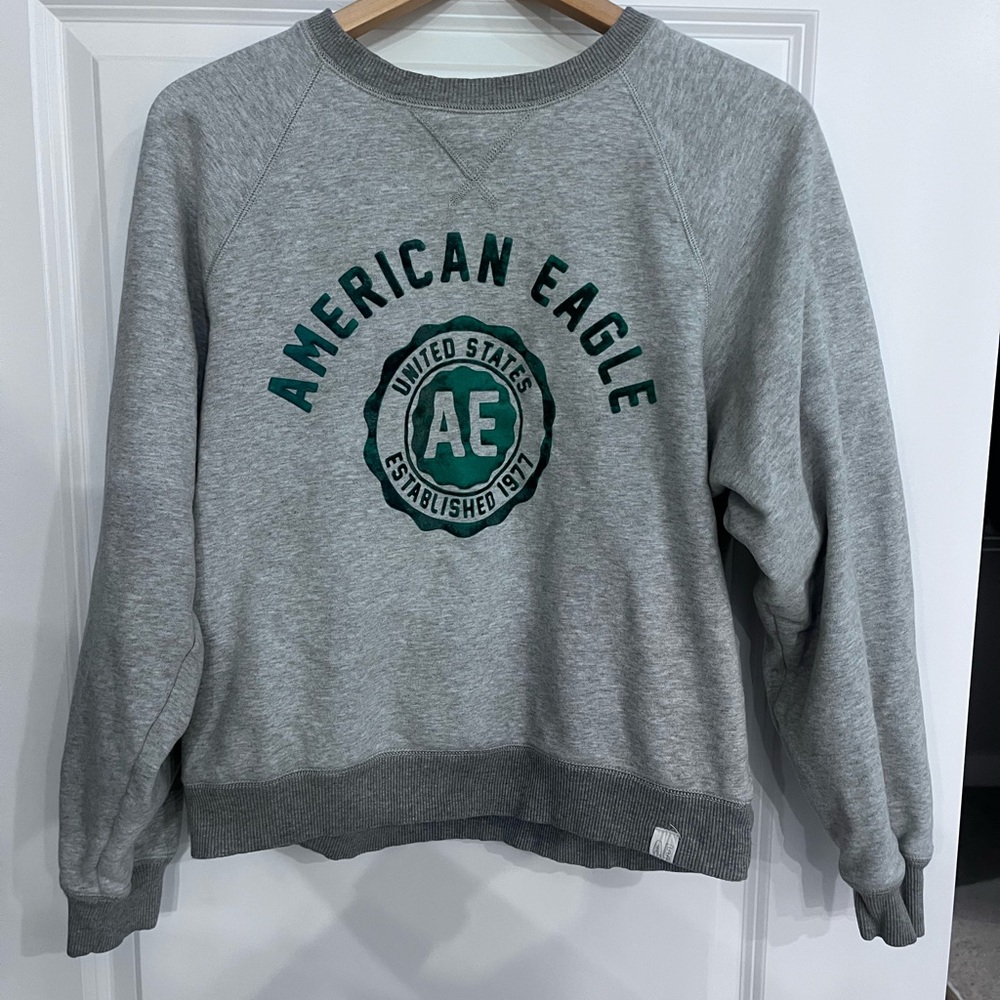 🛍️ American Eagle Outfitters Gray Men's Sweater